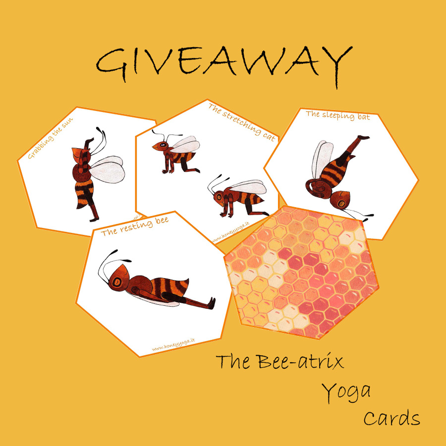 The Bee-atrix Yoga Cards ( Giveaway)
